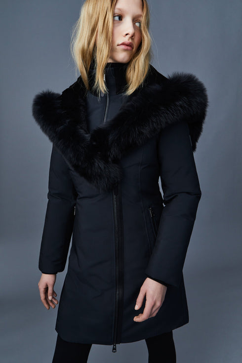 MACKAGE Ladies Hooded Light Down Jacket Womens Apparel